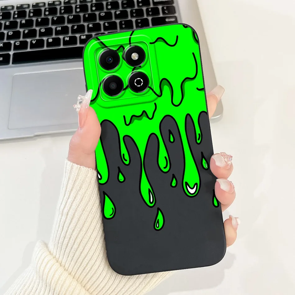 Fashion Moon Pattern Shockproof Silicone Phone Case