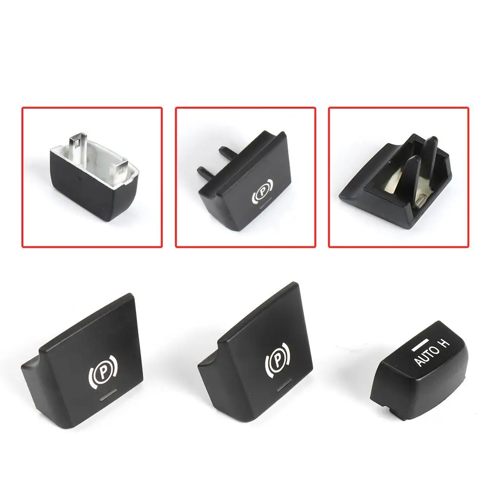 자동차 핸드 브레이크 주차 브레이크 P 단추 스위치 커버 교체, BMW F10 F11 F06 F07 F01 F02, BMW 5 6 7 시리즈 520 525 730