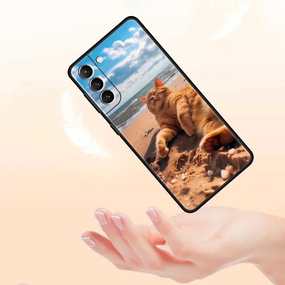 Summer Beach Palm Tree Soft Silicone Phone Case Cover
