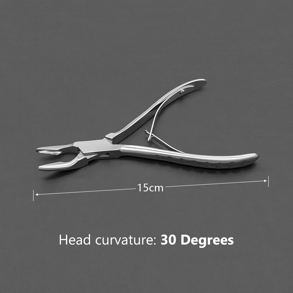 1Pcs Dental Knochen Rongeur Forcep Gebogene/Gerade Zahnarzt Kieferorthopädische Zangen Instrument Chirurgie Werkzeuge Hochwertige Medizinische Produkt – Detail 1