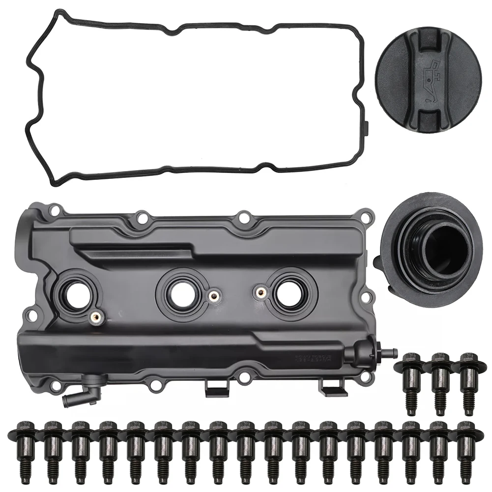 ABS Engine Valve Cover Kit with Gasket and Oil Cap