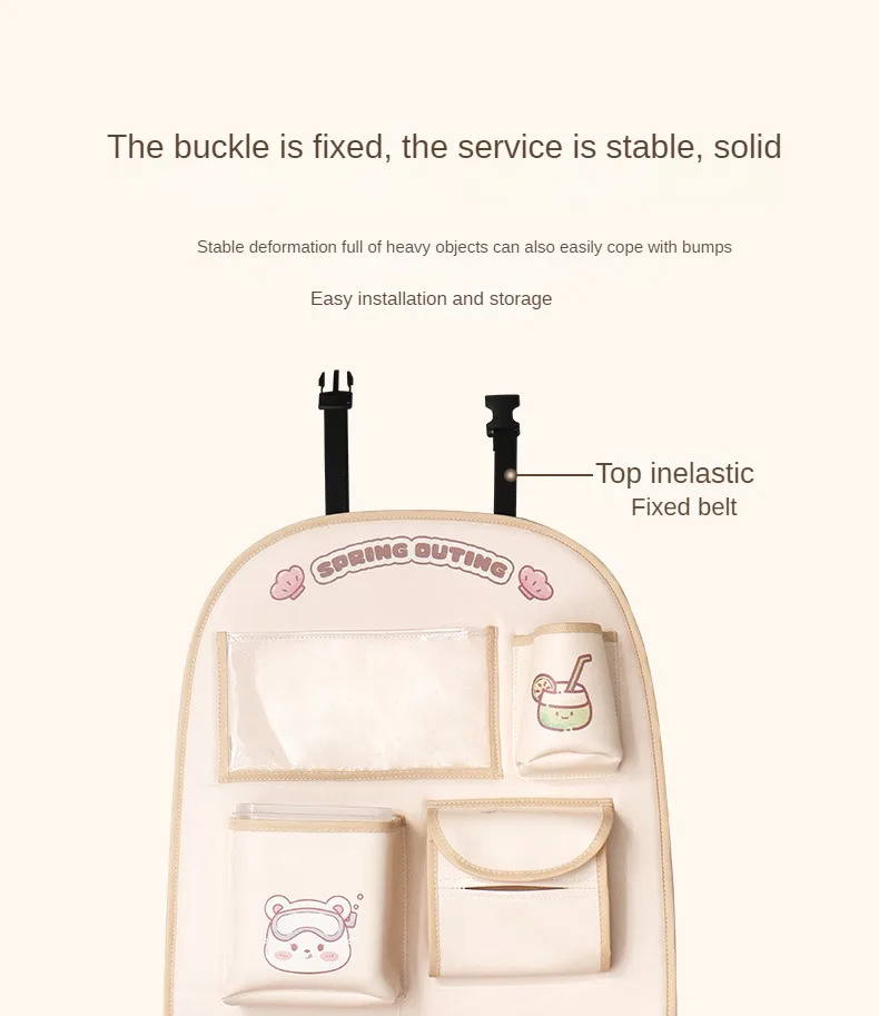 Kawaii Bunny Bear Car Back Seat Organizer - Limited Edition