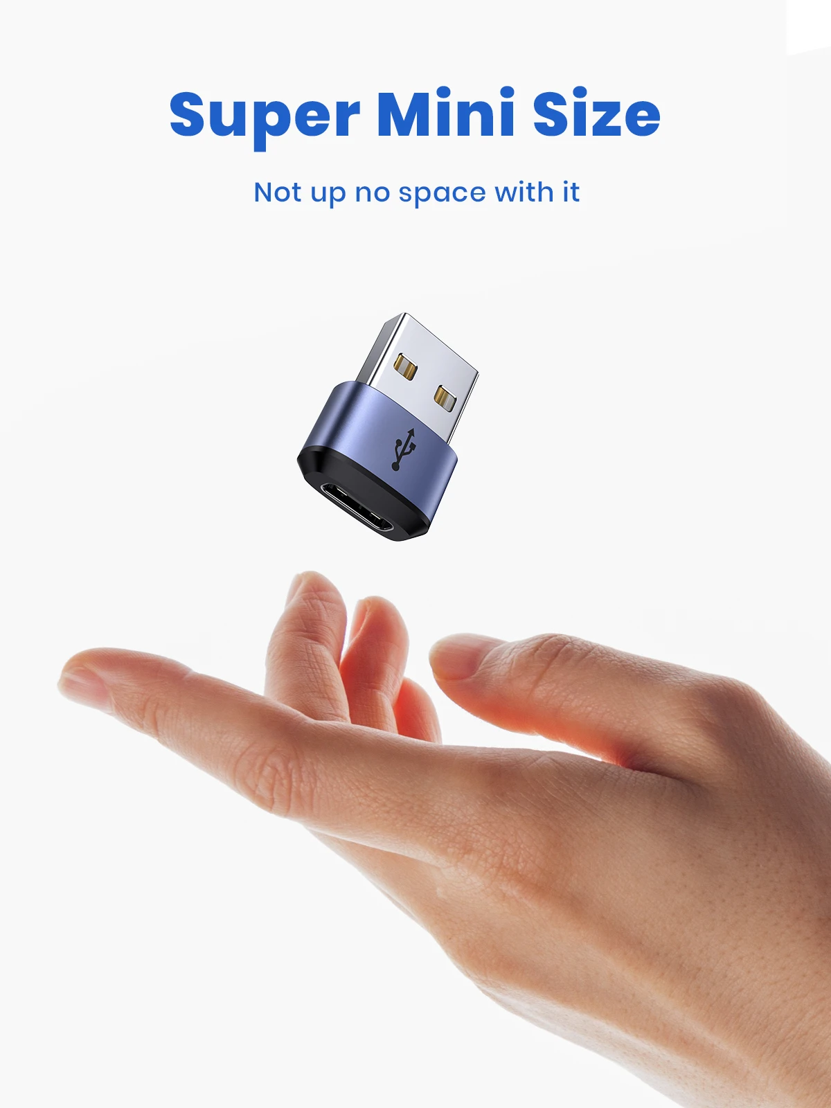 TOPK AT13 USB-C-auf-USB-Stecker-Adapter, USB-Buchse (Typ-C) auf USB 2.0-Stecker (USB-A), schnelles Laden und Datensynchronisierung, OTG-Adapteranschluss – Detail 7