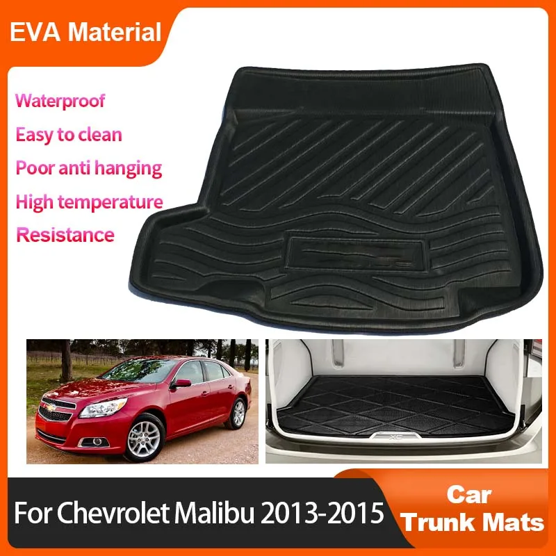 

Auto Trunk Mats For Holden Chevrolet Malibu 2013 2014 2015 Accessories Car Luggage Cargo Liner Floor Carpet Waterproof Protector