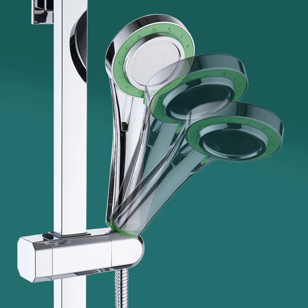 

360° Shower Rail Slide Shower Head Holder Bathroom Shower Room Showerhead ABS Plastic Holder Bracket Bathroom Accessories