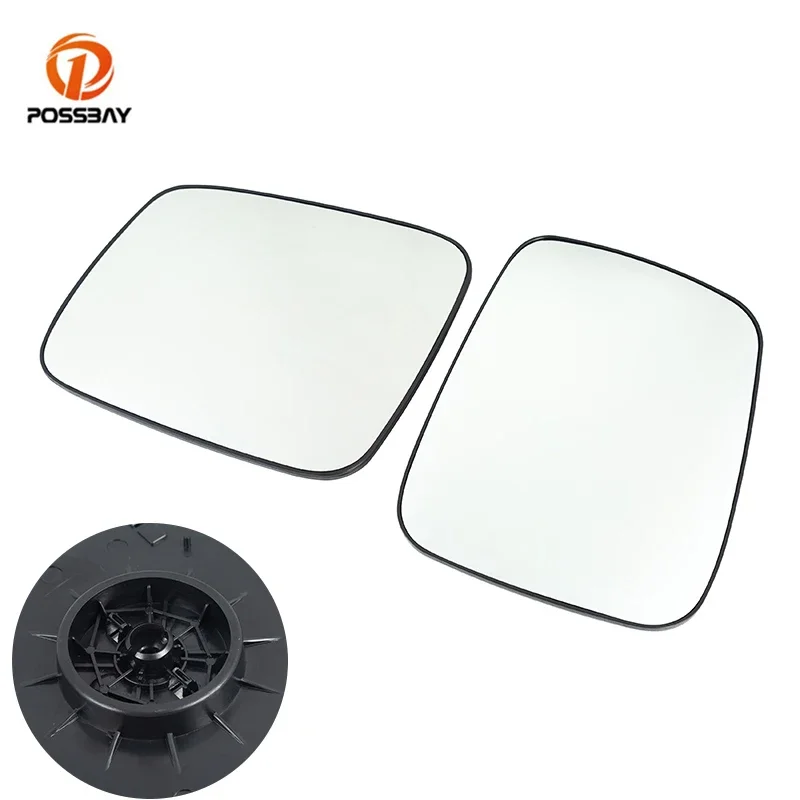 2 Pz Auto Porta Anteriore Specchietto Retrovisore In Vetro Con Piastra Di Supporto Ala Laterale In Vetro Parti Esterne Per Volkswagen Vw T4 1990-2002 