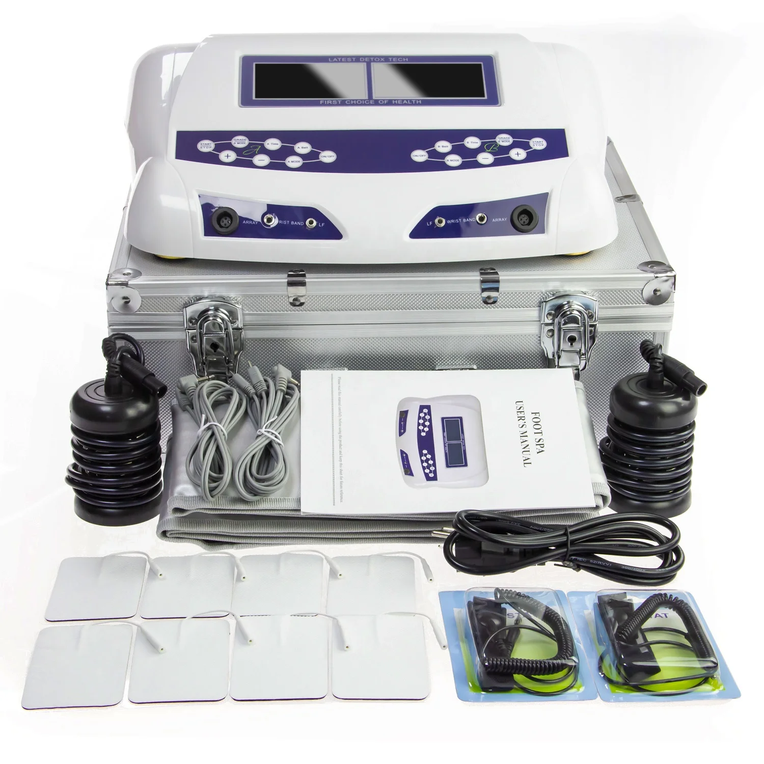 

8 Detox Modes Tens Function Dual Ion Cleanse Detox Foot Spa Machine