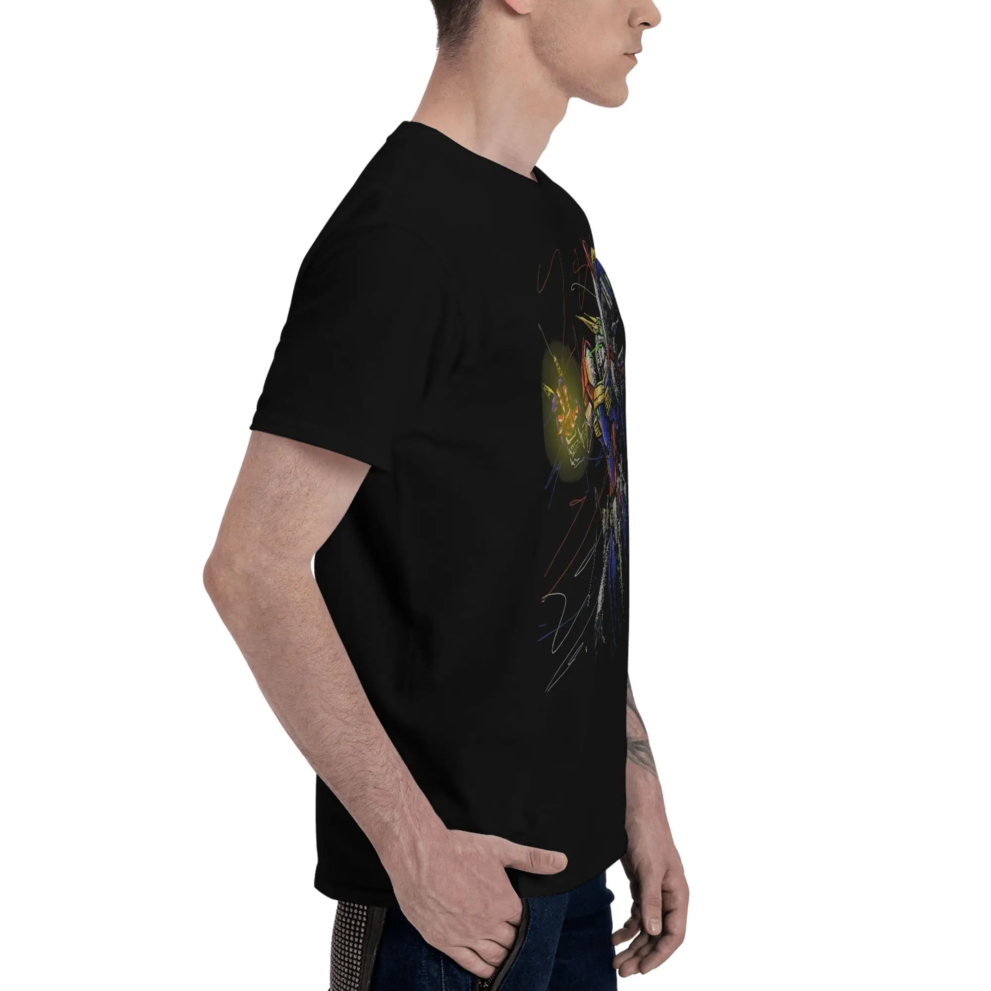 Gundam Graphic 100% Cotton Funny T-Shirt