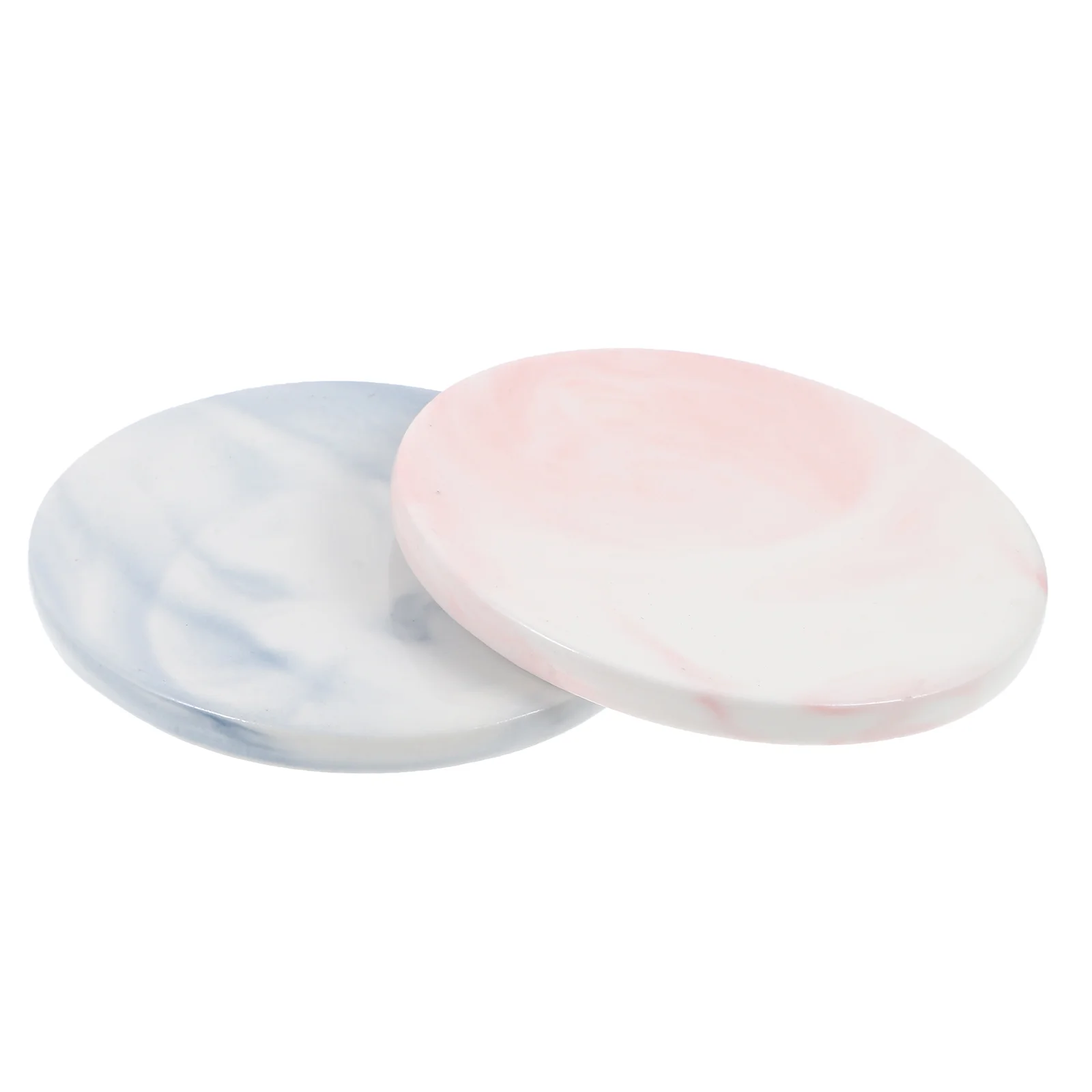 

2 Pcs Ceramic Fire Paint Seal Pad Demoulding Tool Wax (pink Round + Blue Round) 2pcs Stamp Sealing Heat Resistant Plate