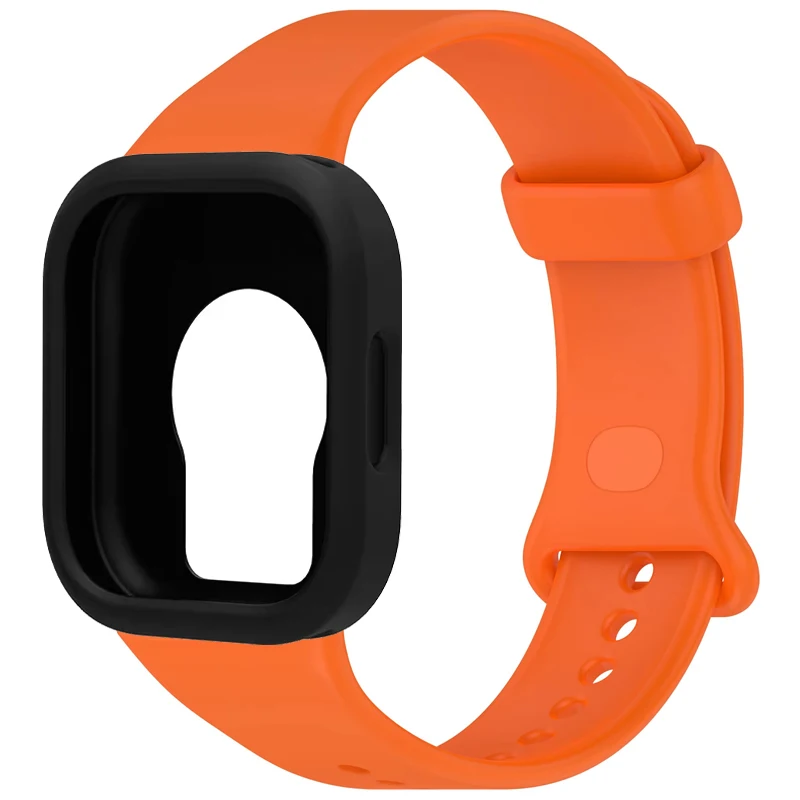 Colorful Silicone Strap and Soft TPU Case with Screen Protector