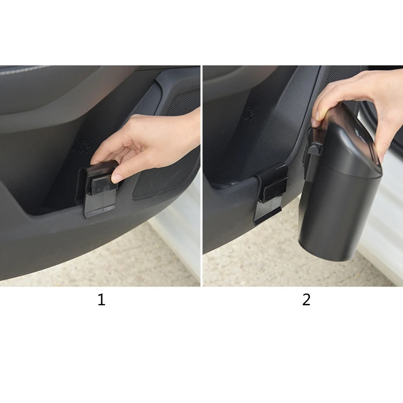 

Auto Car Trash Can Hanging Easy Installation with Lid Desktop Backseat Car for Vehicle SUV Office Home