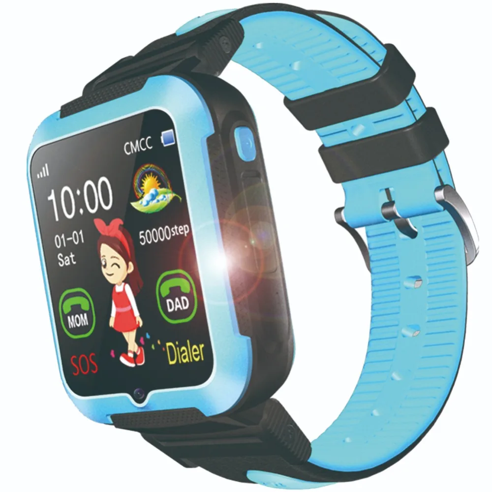 Children's Smart Watch Fitness Bracelet Waterproof GPS Tracker Heart Rate Blood Pressure Monitor Sport Smartwatch Gift for kids
