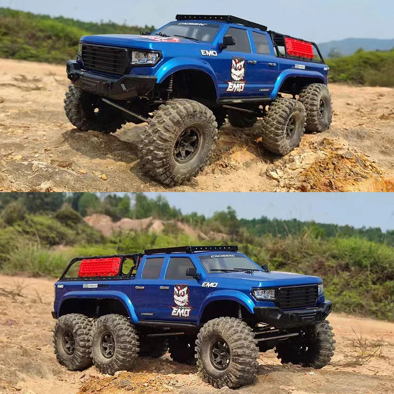 

Crossrc at6 6wd RTR 1/10 6x6 радиоуправляемая модель автомобиля с передним и задним дифференциальным замком