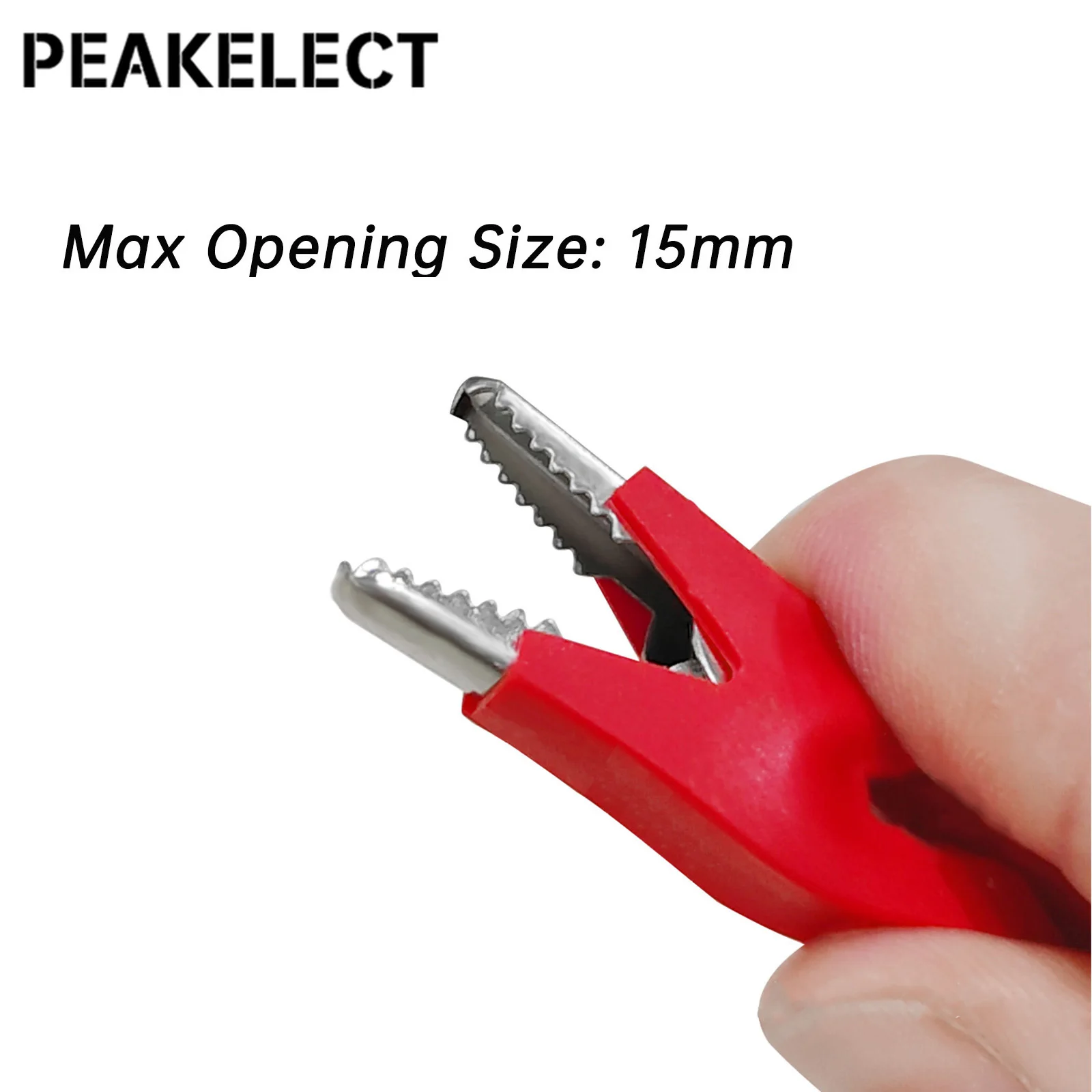 Dual Alligator Clips Test Leads for Multimeter 2PCS