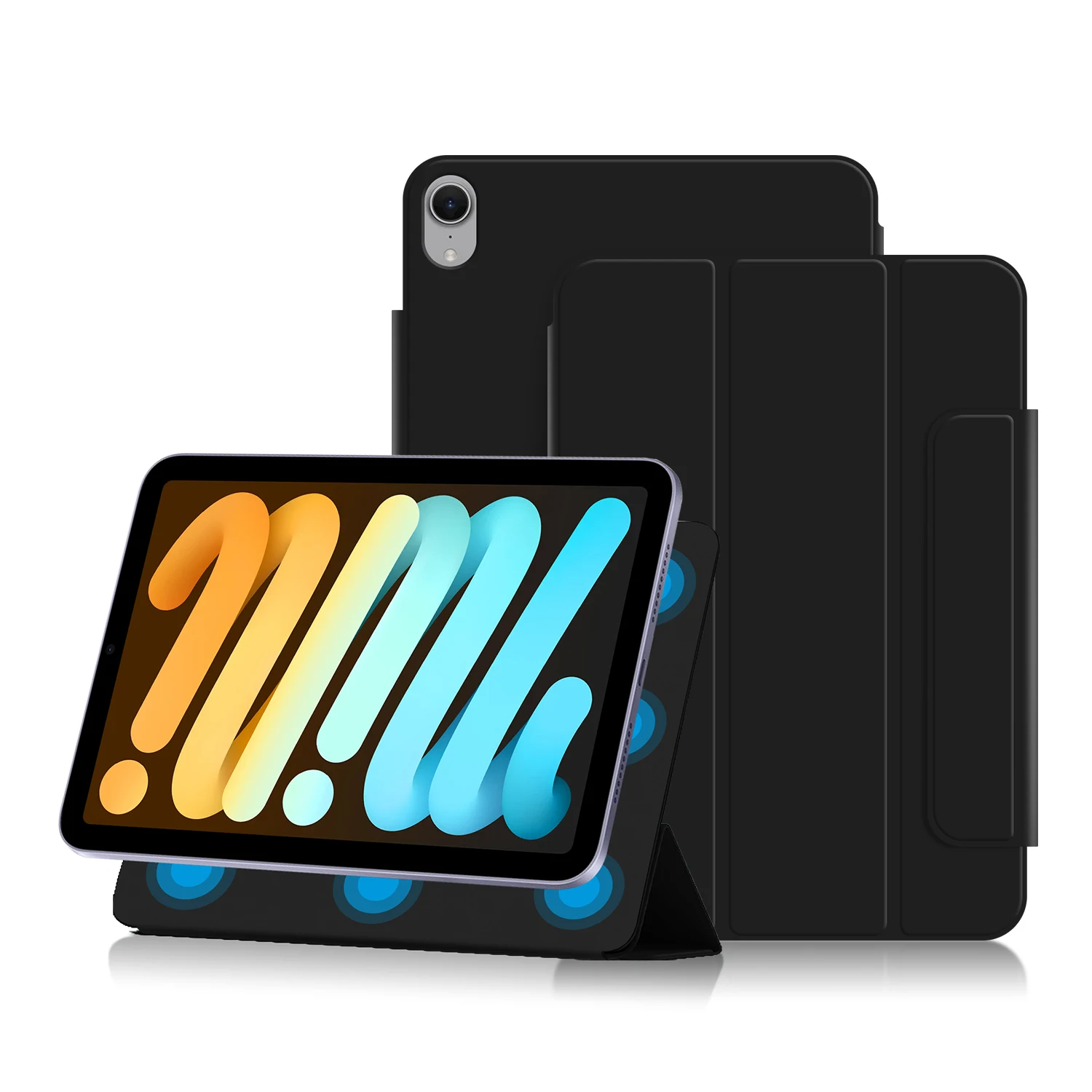 AJIUYU スマートフォリオ iPad mini (A17 Pro) 2024 磁気ケース