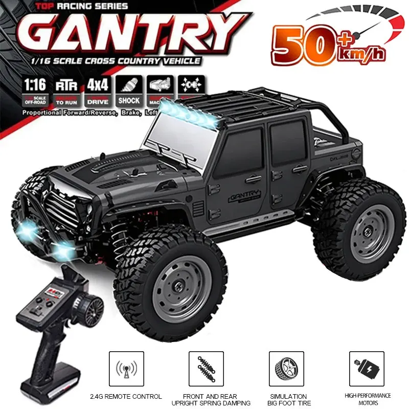 Gantry 1/16スケールRCカー 4WD 2022 New Arrival GANTRY 2.4G szybki pojazd z napędem na 4