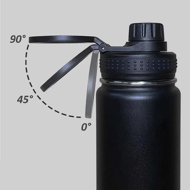 750ml Stainless Steel Vacuum Bottle With Magnetic Bracket Large Capacity Insulation Water Bottle For Travel Sports Water Cup 3