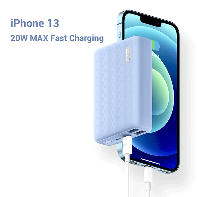 ZMI 10000mAh MINI Power Bank QB817 Two-way Fast Charging 22.5W MAX Small Size High Capacity Support Low Current Charging 3