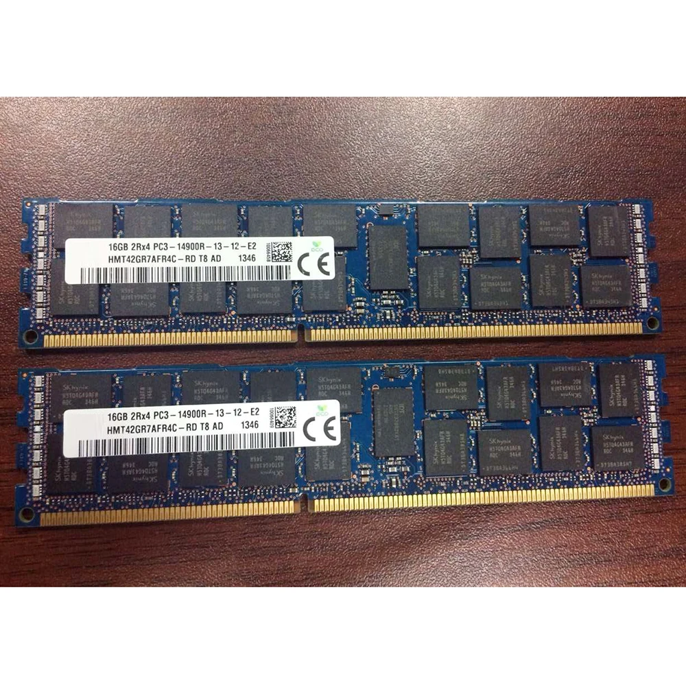 1 Pcs For RAM 16G 16GB 2Rx4 PC3-14900R DDR3 1866 ECC REG Server Memory HMT42GR7AFR4C-RD 4 1 Pcs For RAM 16G 16GB 2Rx4 PC3-14900R DDR3 1866 ECC REG Server Memory HMT42GR7AFR4C-RD - Image 2