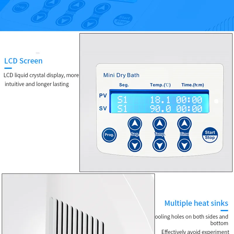 Mini 15ml 5ml 2ml PRP PPP Gel Maker Thermostatic Heater Metal Cooling Dry Bath Incubator Machine Laboratory Equipment HX-10