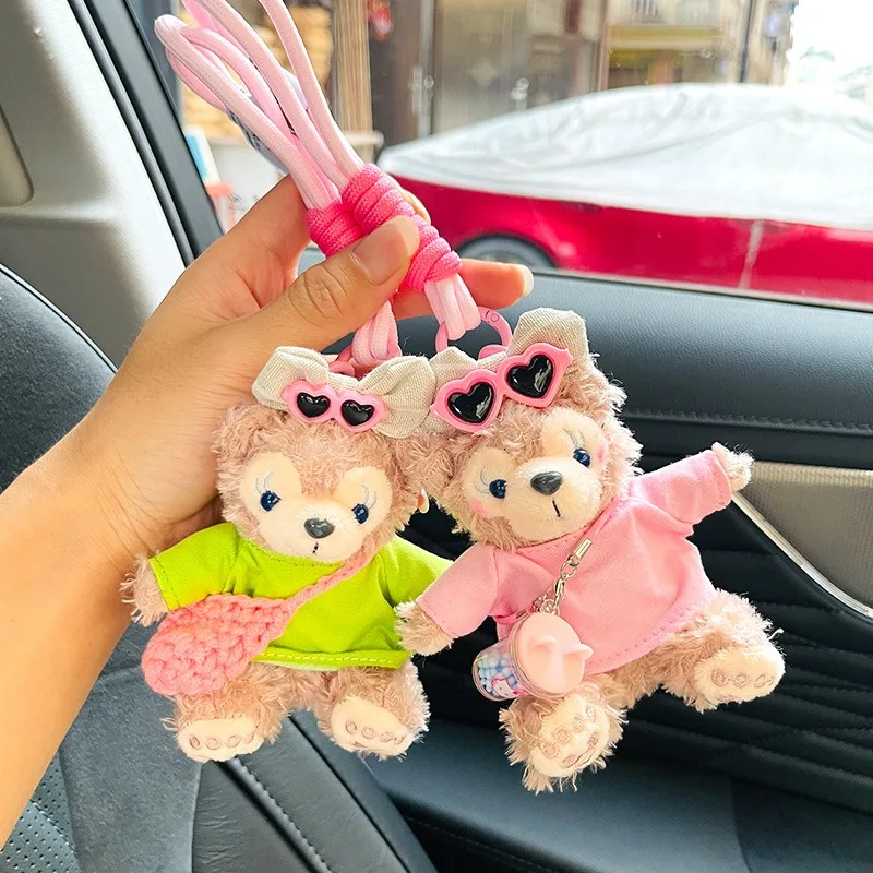 Disney 20 New Styles Cute Rose Plush Doll Pendant Pendant Sweater Shirley Rose Doll Couple School Bag Pendant Girl Birthday Gift 6
