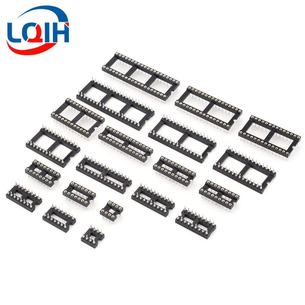 10PCS Round Hole IC Socket Connector Integrated Circuit Socke 6 8 14 16