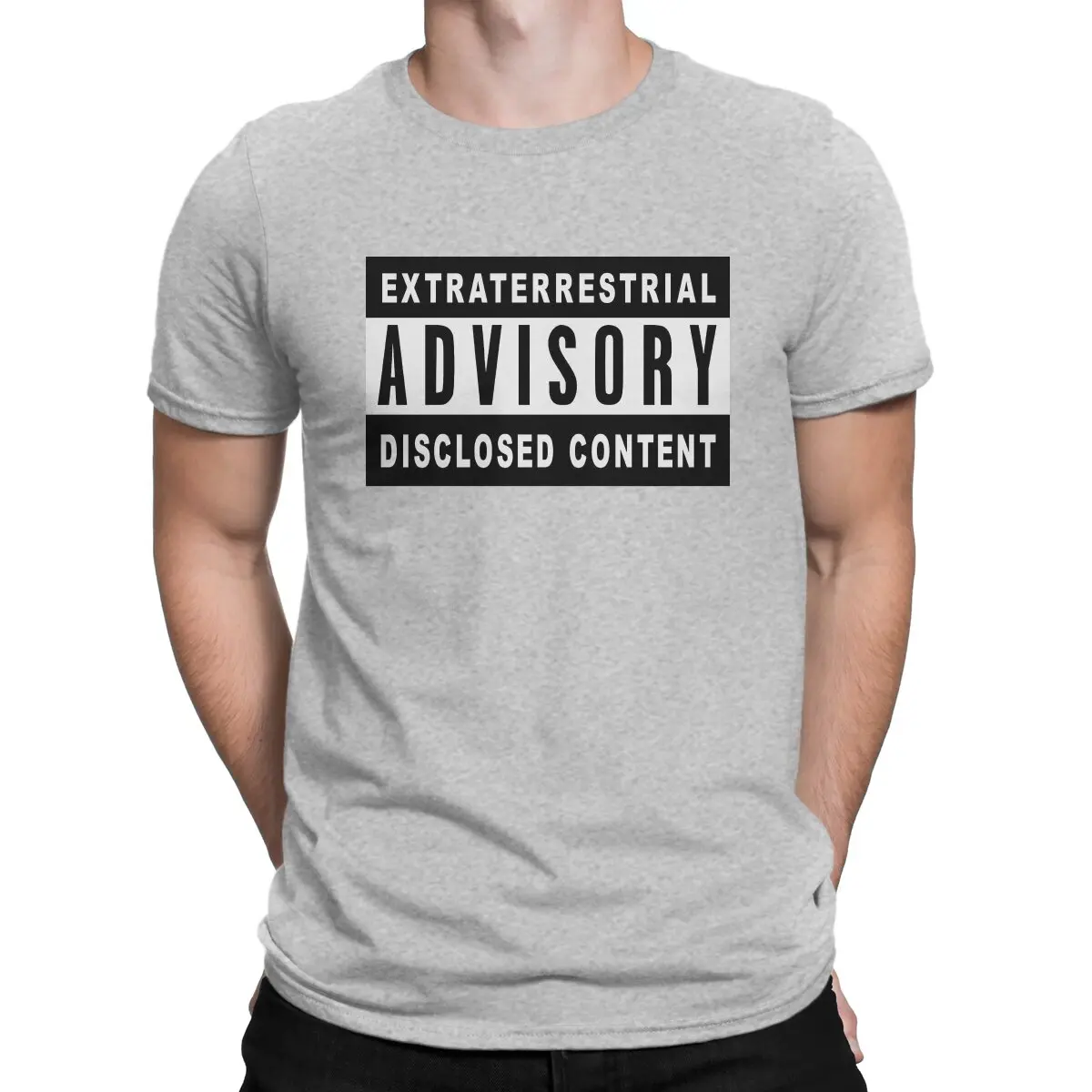 thumbnail image 1 of Camisetas negras para hombre. Advertencia y contenido explícito. Impresionantes camisetas de algodón puro, cuello redondo, manga corta, camisetas estampadas., 1 of 7