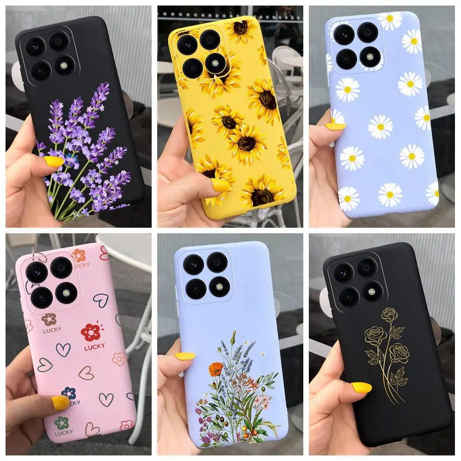 Daisy Flower Soft Silicone Phone Case Cover - Fashionable TPU Design