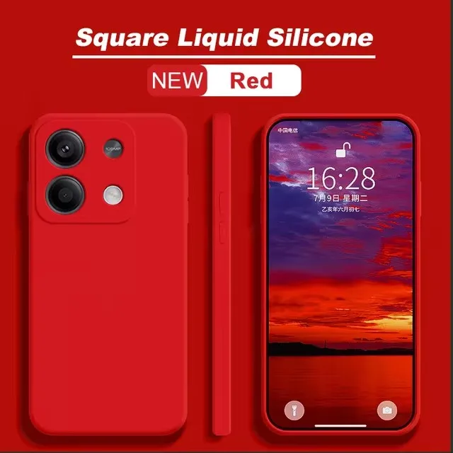 Elegant Liquid Silicone Full Cover Phone Case - Fashionable Protection