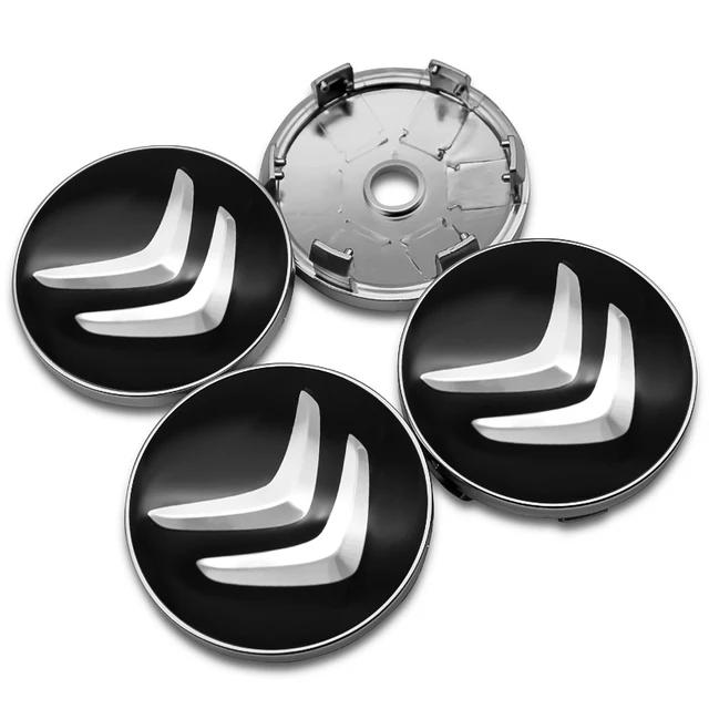 4pcs 56 60mm Car Wheel Hub Center Caps Rim Cover Badge Emblem Stickers