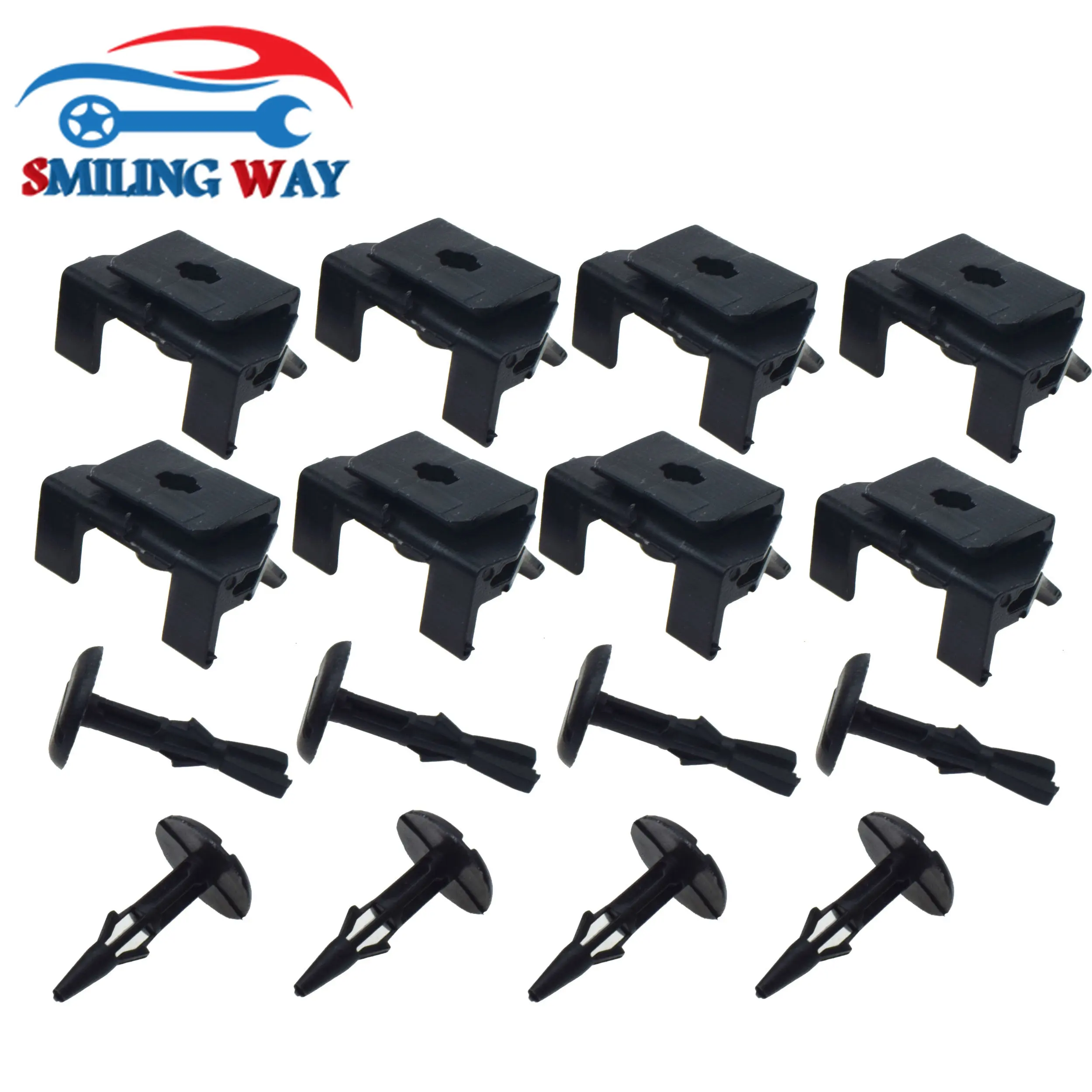 50 Pcs Fender Lner Fastener Rvet Push Clps Retaner 10mm Hole Da - Foto 2