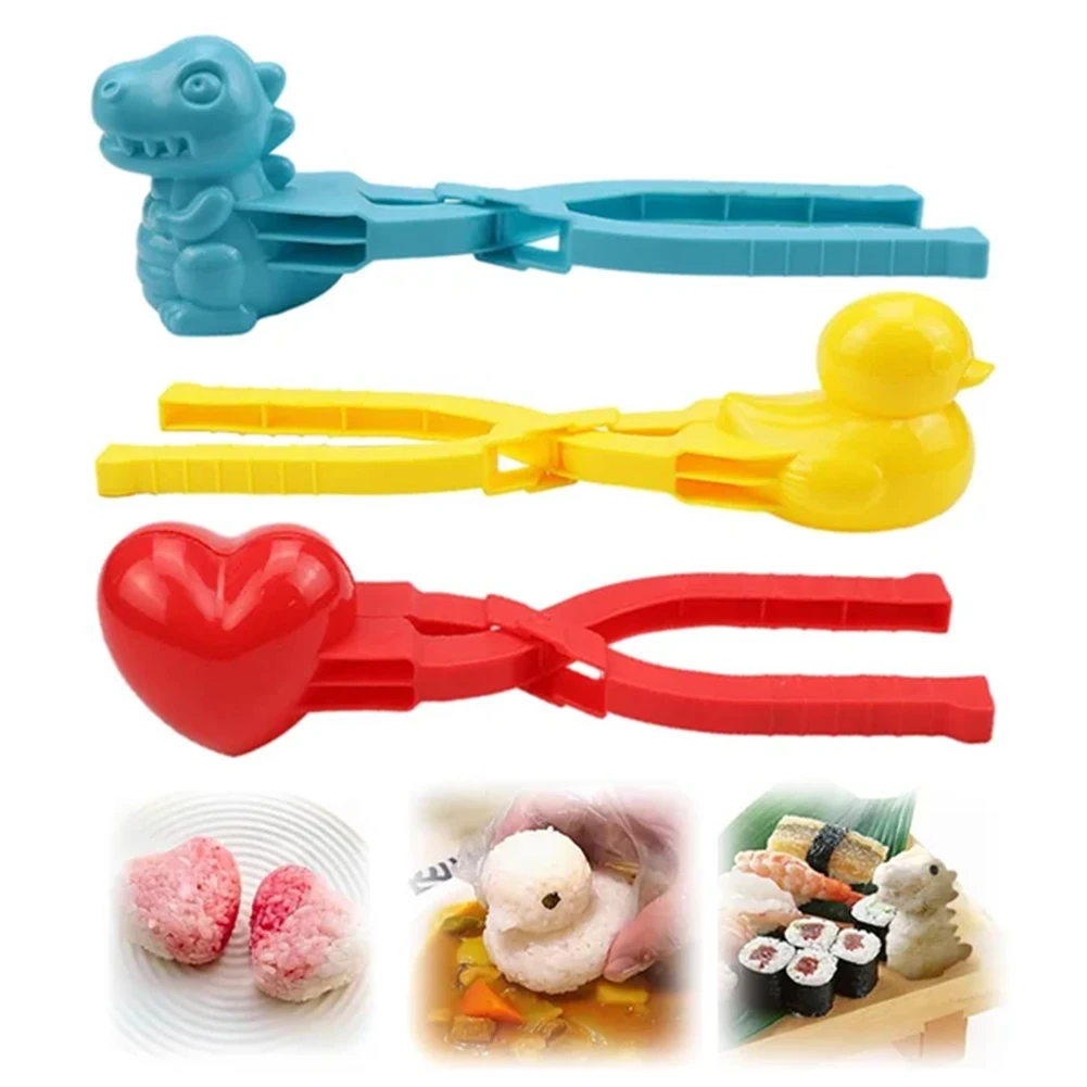 Kitchen Accessories Sushi Mould Cute Cartoon Mould Sushi Machine Mould Sushi Tool Onigiri Rice Ball Bento Machine Mould