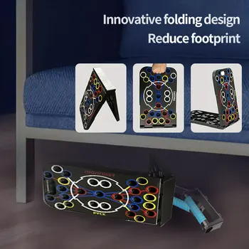 54-hole widened push-up board, multi-functional push-up support training board, push-up pole, pectoral muscle exercise equipment 4