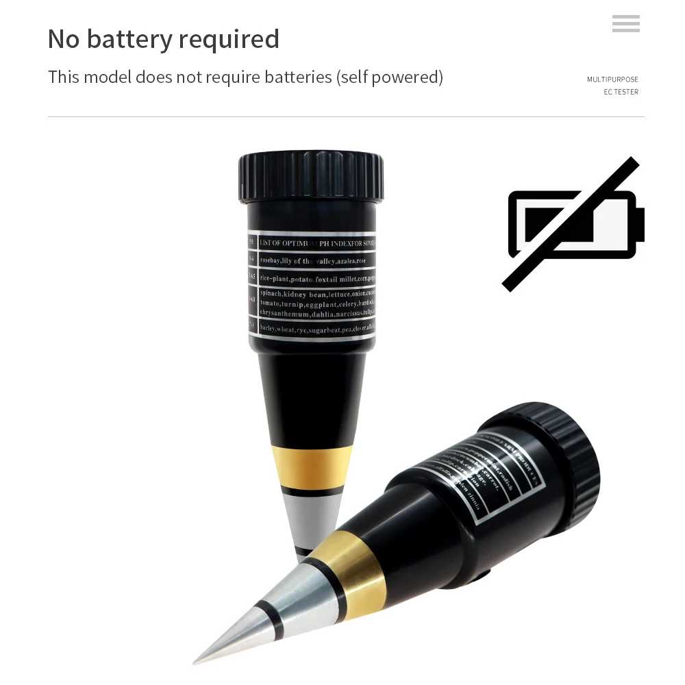 Soil Moisture PH Meter Acidity Humidity Tester Metal Sensor Probe 3~8ph No Battery Hygrometer for Planting Garden Tool soil moisture sensor soil tester ph meter