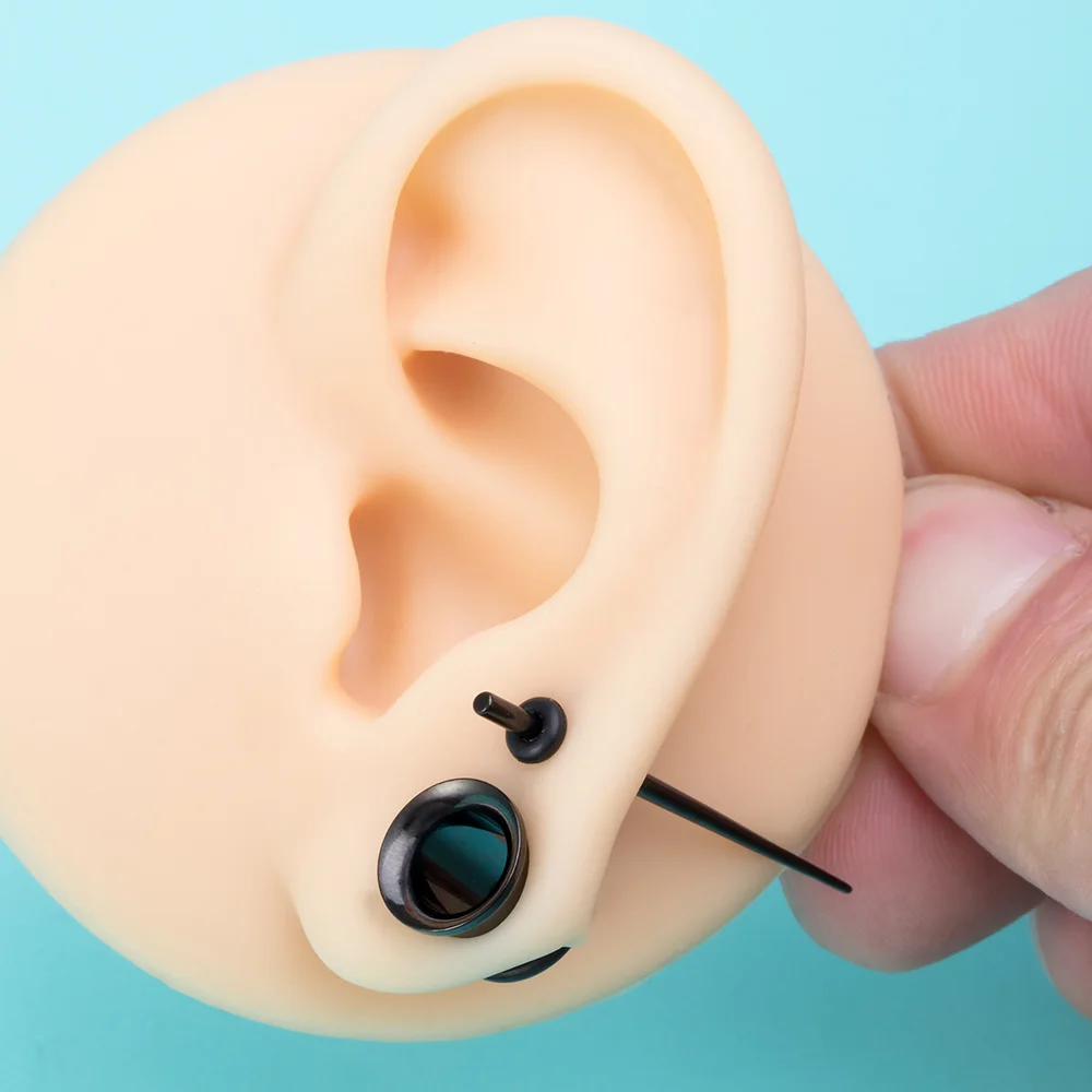 Kit D'étirement D'oreilles 14G à 00G - 50 Pièces Cônes Acrylique Et Tunnels Silicone - Pour Piercing Et Dilatation Progressive