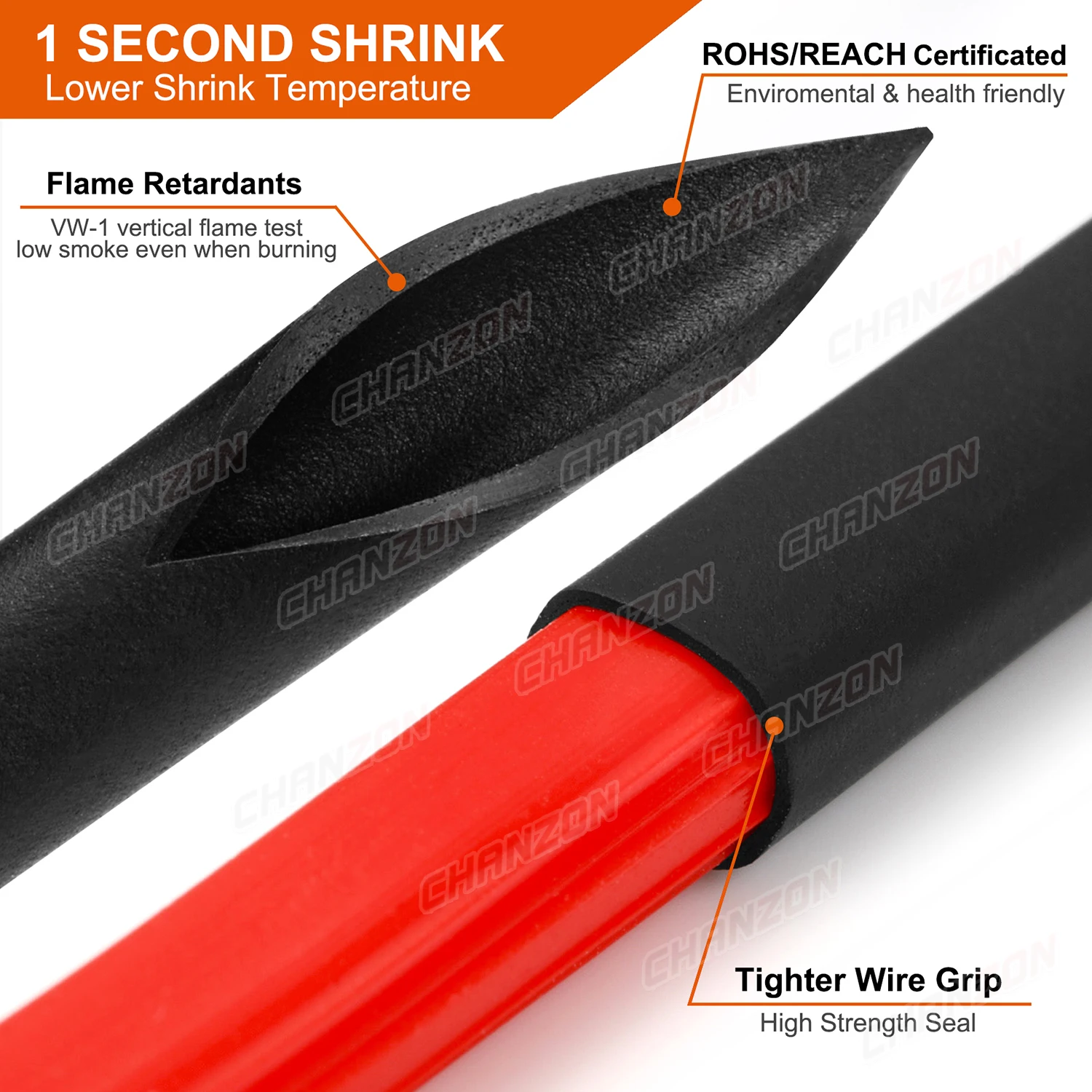 40 종류 2:1 열 수축 튜브 키트 폴리올레핀 가열 수축 랩 절연 와이어 튜브 케이블 슬리브 열 수축 호스 172pcs