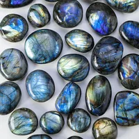 Labradorite jouet pierre de lune bleue cristal pierre brute spécimen minéral pierre naturelle décor à la maison ornement 4