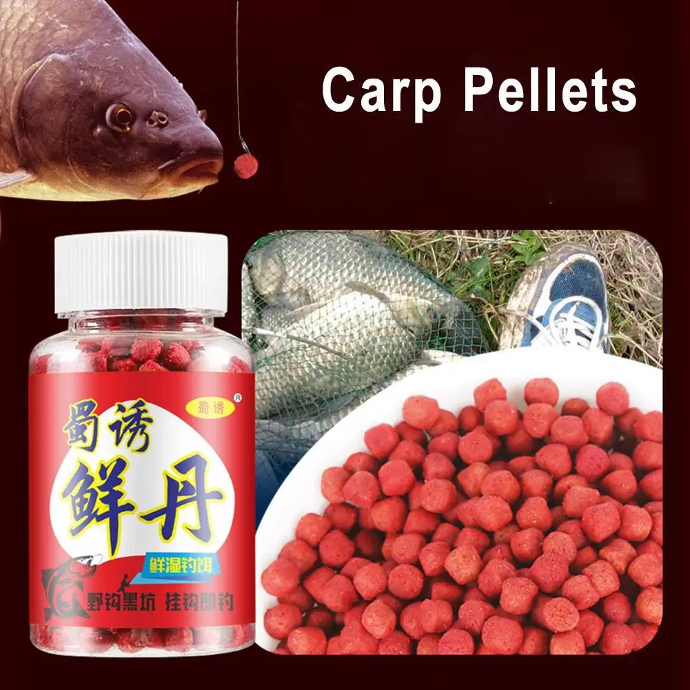 250pcs Fish Bait Artificial Feeder Particles Balls Fishing Lure For Dace Bream Carp Tilapia Crucian Carp