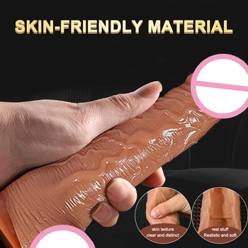 Remote Control Telescopic Realistic Penis Big Dildo Vibrator Sex Toys For Woman Suction Cup Female Adult Masturbator Machine 2