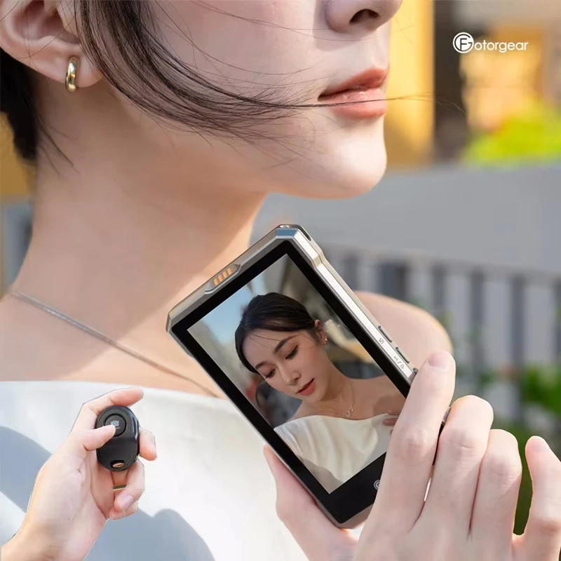Fotorgear MS01 Magnetic Phone Selfie Monitor Screen for Smartphone Rear Camera Selfie Vlog Live Stream