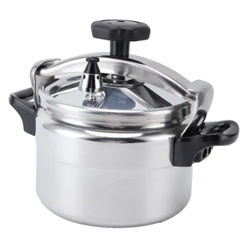 Pressure Cooker Universal Compound Bottom Easy to Open and Close Aluminium Pressure Canner for Gas Cooktops Flat Top Cooktops In 1
