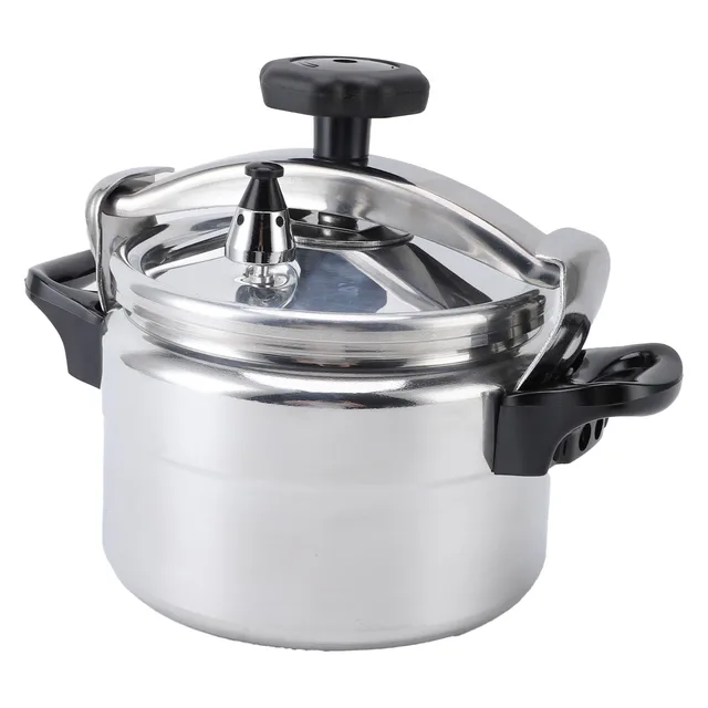 Pressure Cooker Universal Compound Bottom Easy to Open and Close Aluminium Pressure Canner for Gas Cooktops Flat Top Cooktops In 1
