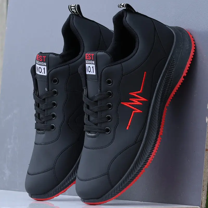 Men's Soft Bottom Running Shoes Hot Sale Of The Season New Style Waterproof Anti Slip Leather Surface Casual Work Sports Shoe...