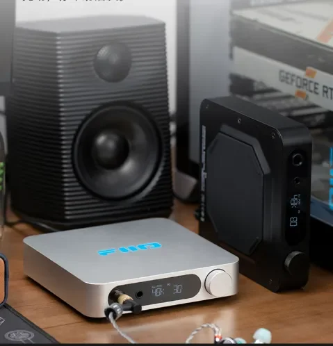 FiiO K11 HiFi Balanced Decoder Headphone Amplifier USB DAC Hi-Res Audio 1400W Power 384kHz/24Bit DSD256 4.4MM 6.5MM RCA Co