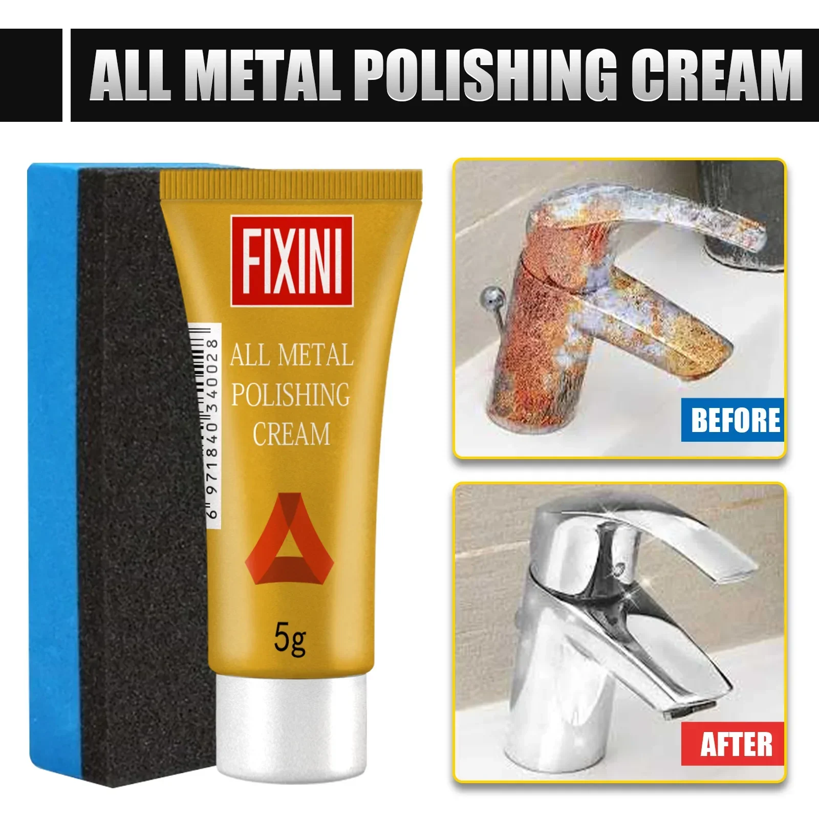 All Purpose Stainless Steel Paste Metal Polishing Cookware Cleaning Paste Household Kitchen Cleaner Washing Pot Bottom Hot Sale