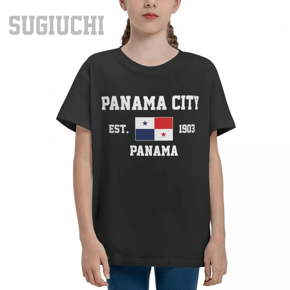 

Unisex Youth Boy/Girl Panama EST.1903 Panama City Capital T-shirt Kids tshirt tee 100% Cotton T Shirt o-neck short Children