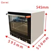 Hot Selling Electric Counter Top 4 Trays Hot Air Convection Oven Pizza Bread Baking Oven For Restaurant & Home Kitchen 2