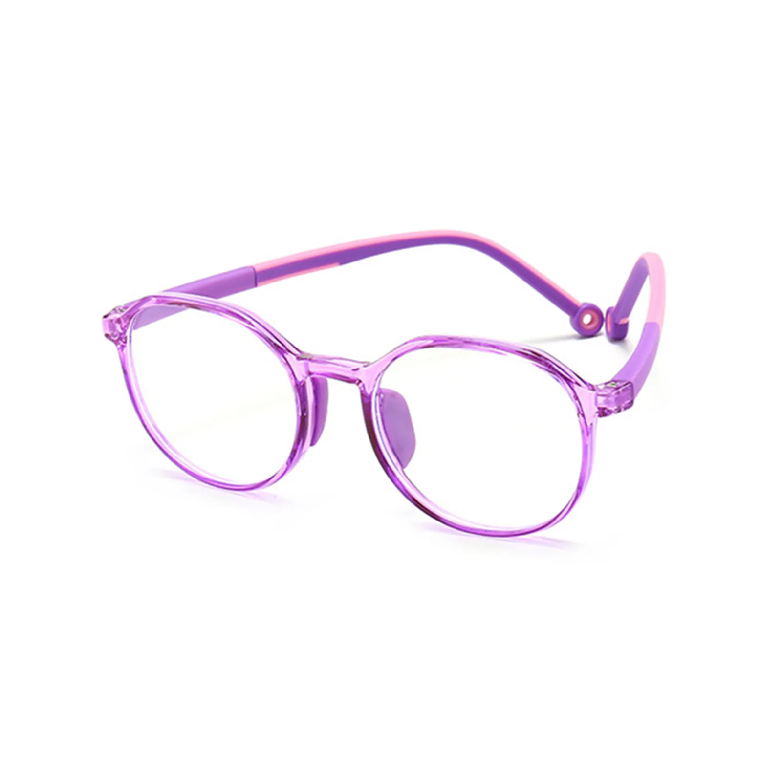 

Детские плоские зеркальные винтажные круглые оправы для очков, супер фотоподобные оправы для глаз для детей, для чтения игр