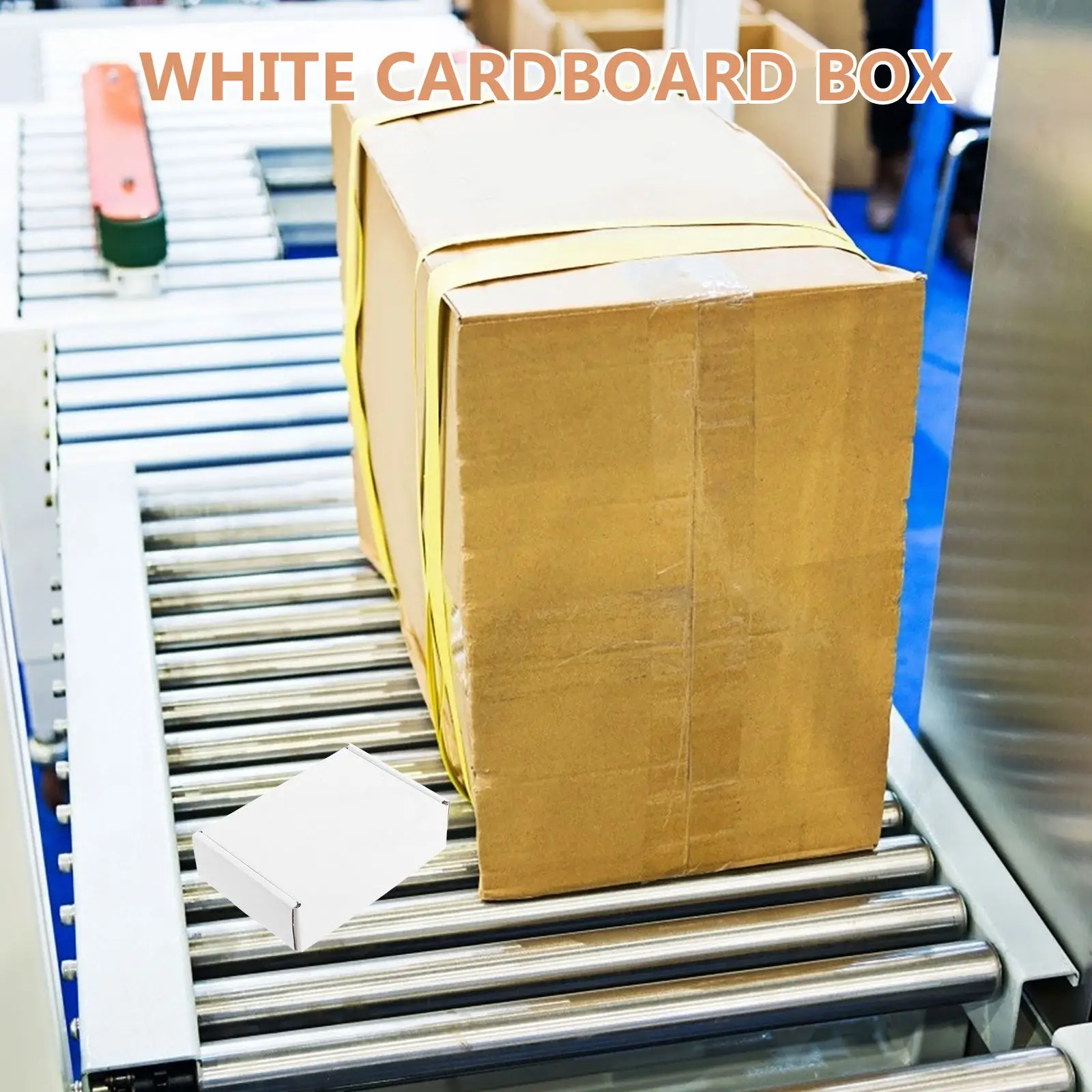 6Pcs Lightweight Cardboard Shipping Boxes White Mailer Box for ...