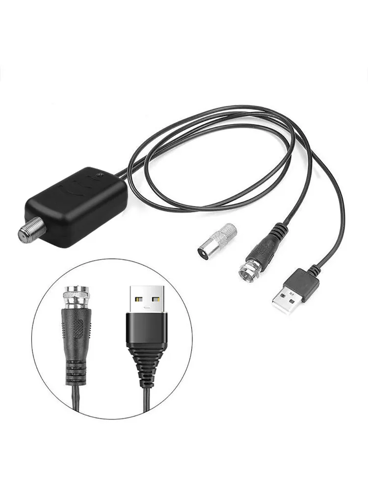 

HDTV ground wave height gain receiving amplifier New digital TV Signal Amplifier Booster high definition channel 25dB low noise